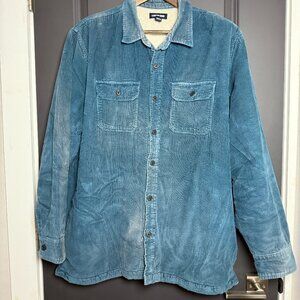 Lands’ End Men’s Corduroy Jacket, Size XL in a stylish dusty blue!
